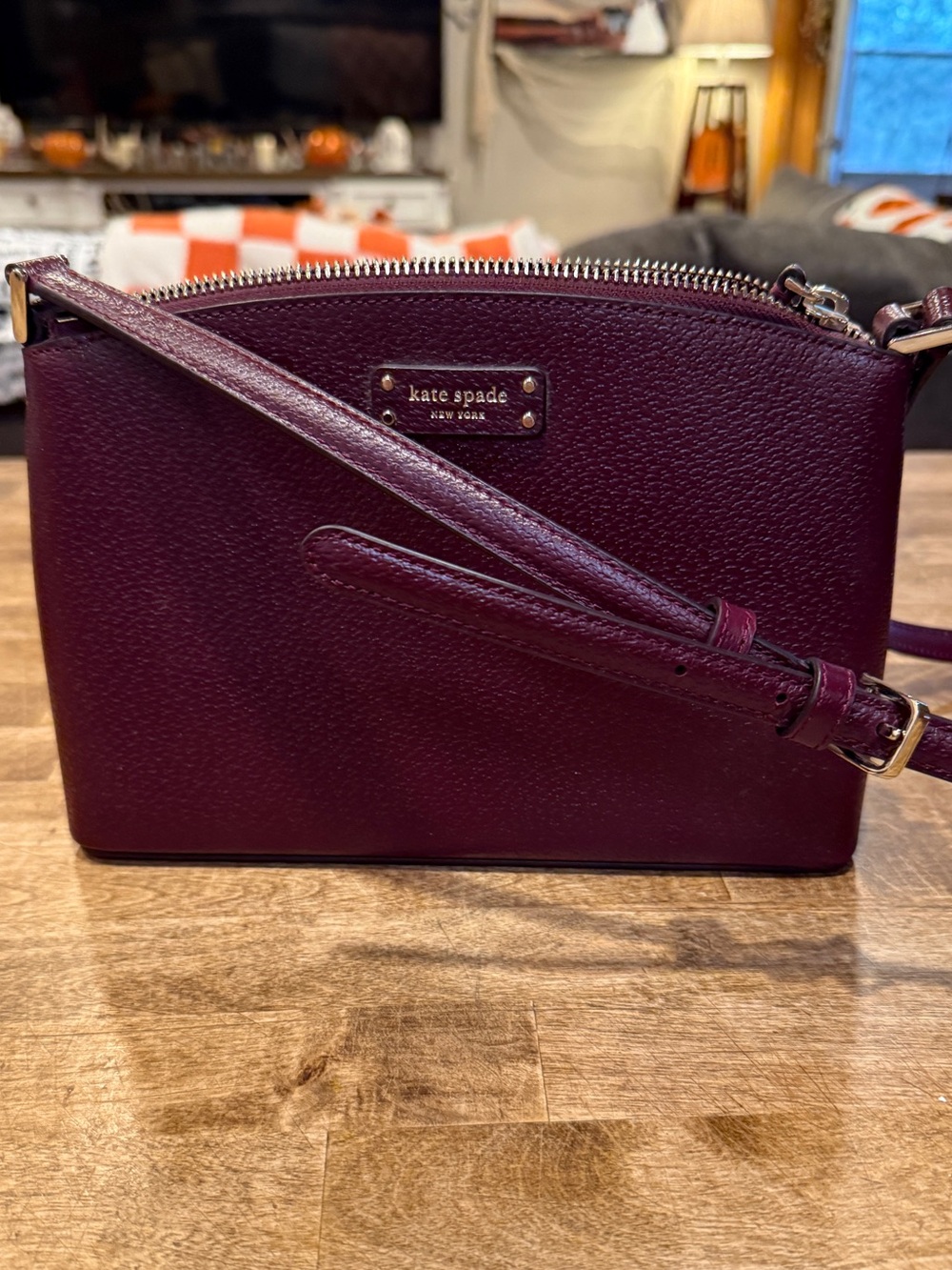 Kate Spade New York Jeanne Crossbody Cherrywood EUC